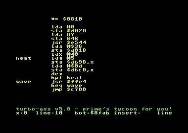 Turbo Assembler screenshot